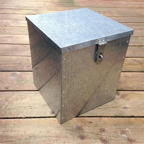 galvanised steel box|boxes 50 50cm galvanized steel.